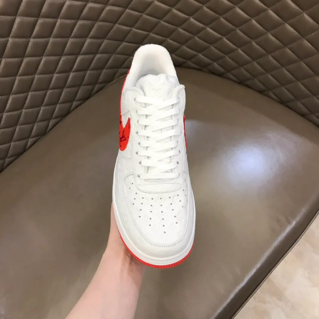 Men's shoes 💰p420 "*OUIS *UITTO*" x OFF-WHITE x Nike tripartite collaboration! Trendy and cool men's casual sports shoes with unrivaled color matching. The design idea basically continues the style of THE TEN. The Swoosh line and tongue label have a very familiar visual effect and are both fashionable and trendy! A must-have for fashionistas! The effect on your feet is absolutely stunning! (The original drawer packaging accessories are complete) Code number 38-45